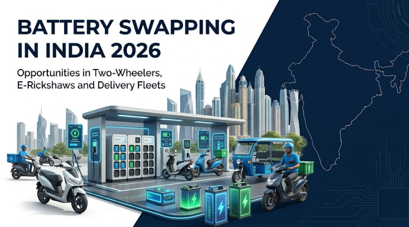 Battery Swapping in India 2026: Opportunities in Two-Wheelers, E-Rickshaws and Delivery Fleets