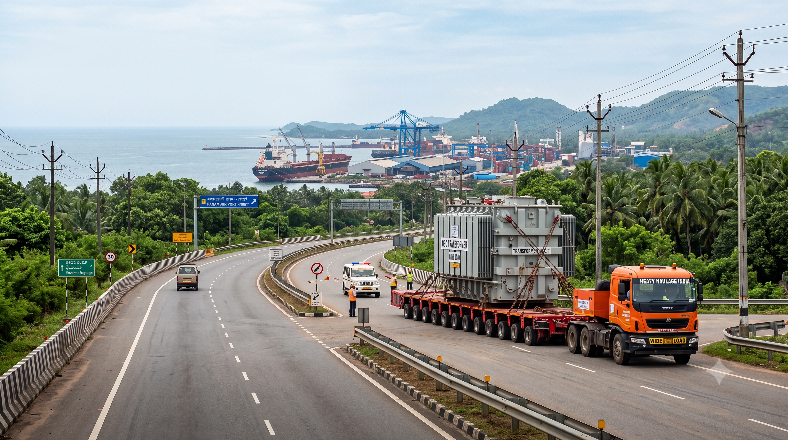 Movement of Over Dimensional Cargo (ODC) from Nearest National Highway Corridors to New Mangalore Port – Route Feasibility, Infrastructure Constraints & Logistics Assessment