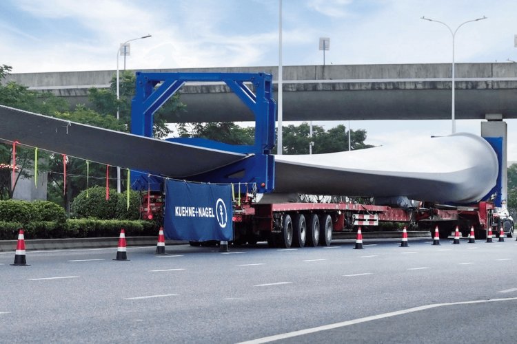 Kuehne+Nagel delivers 1.4 million tons of wind turbine gear for NEOM project
