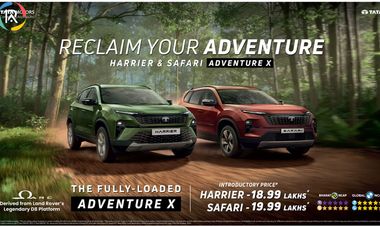 Tata Motors Launches Adventure X Persona for Harrier & Safari