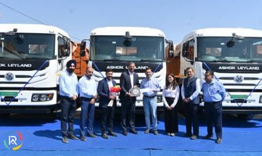 Ashok Leyland delivers AVTR 55T e-trucks to ASAT Logistics