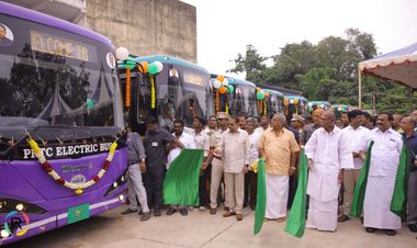 Puducherry Flags Off 25 Olectra E-Buses Under Smart City Drive
