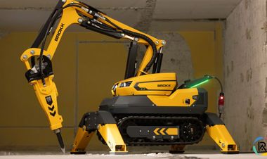Brokk Launches 130+ SmartPower Demolition Robot 