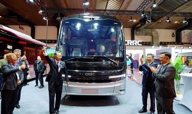 CRRC EV Debuts Two New E-Buses at Busworld Europe 2025