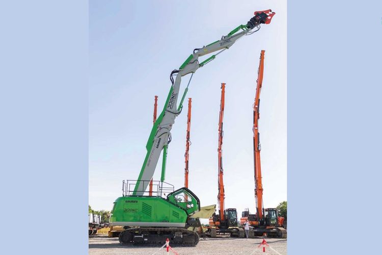 Laurini Launches Settanta: High-Reach Demolition Machine