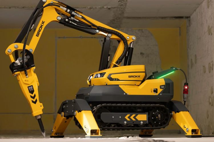 Brokk Launches 130+ SmartPower Demolition Robot 