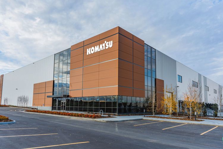 Komatsu Expands Edmonton Parts Hub in Canada