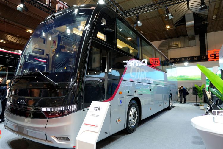 CRRC EV Showcases New E-Buses at Busworld 2025