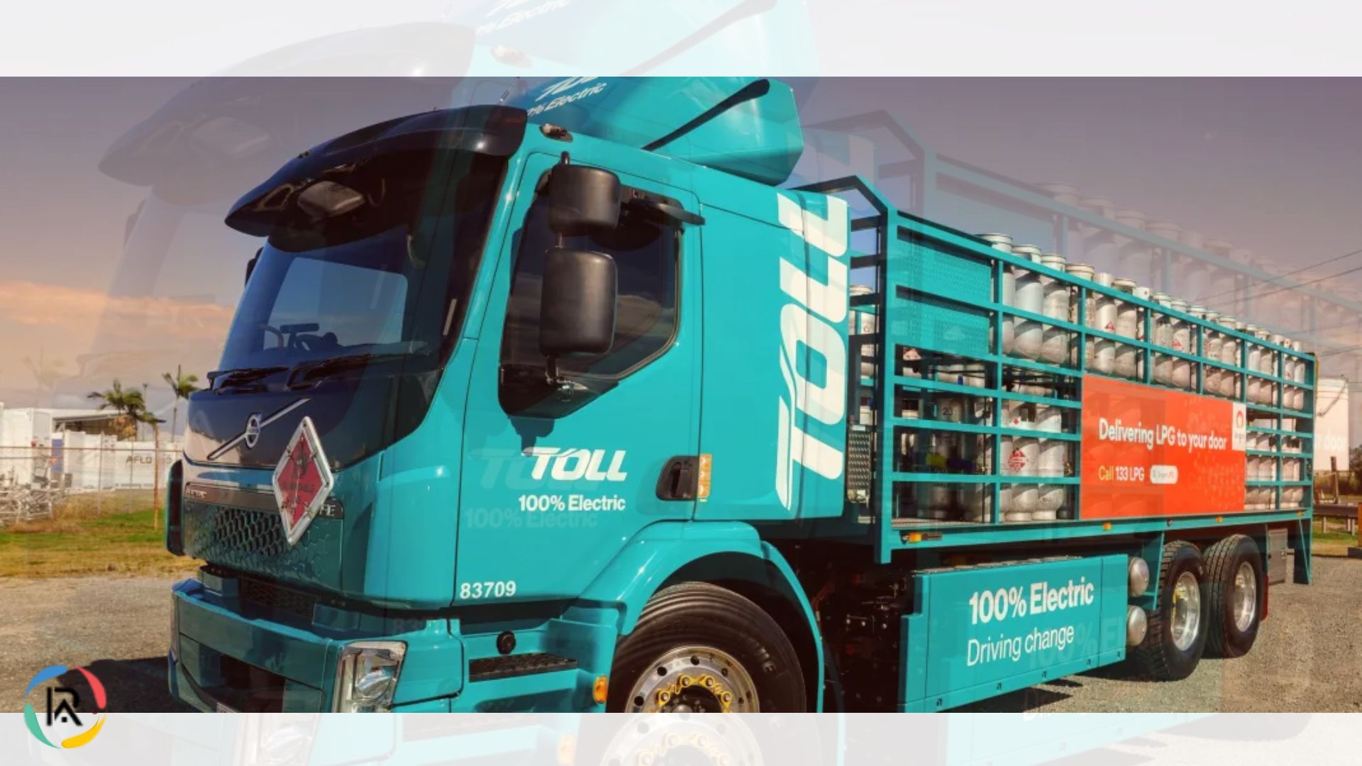 Toll & Origin Launch Volvo Electric LPG Truck in Brisbane