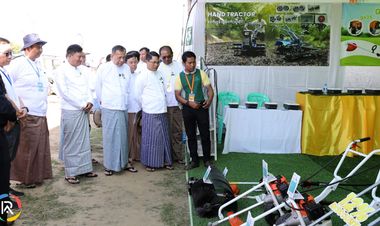 Agricultural Machinery Exhibition Opens in Nay Pyi Taw