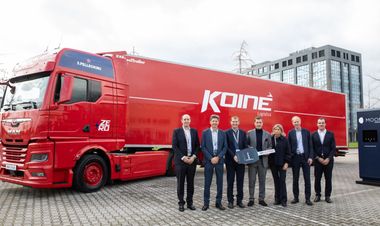 MAN delivers first eTGX electric trucks to Koinè
