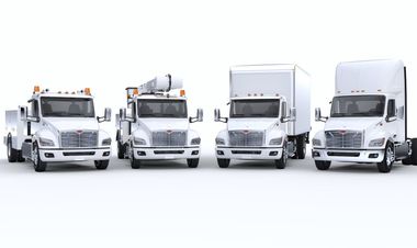 Peterbilt has introduced three new medium-duty e-trucks