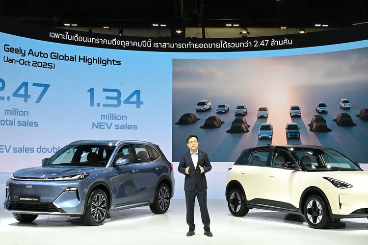 Geely EX5, STARRAY EM-i and EX2 Debut in Thailand