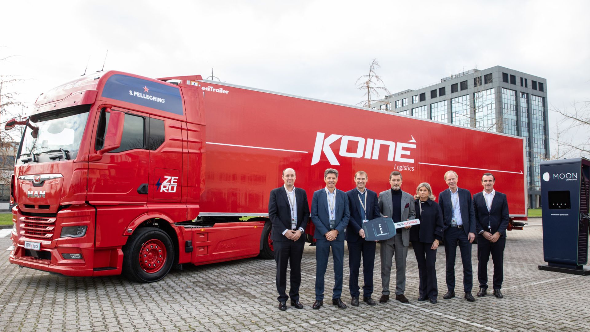 MAN delivers first eTGX electric trucks to Koinè