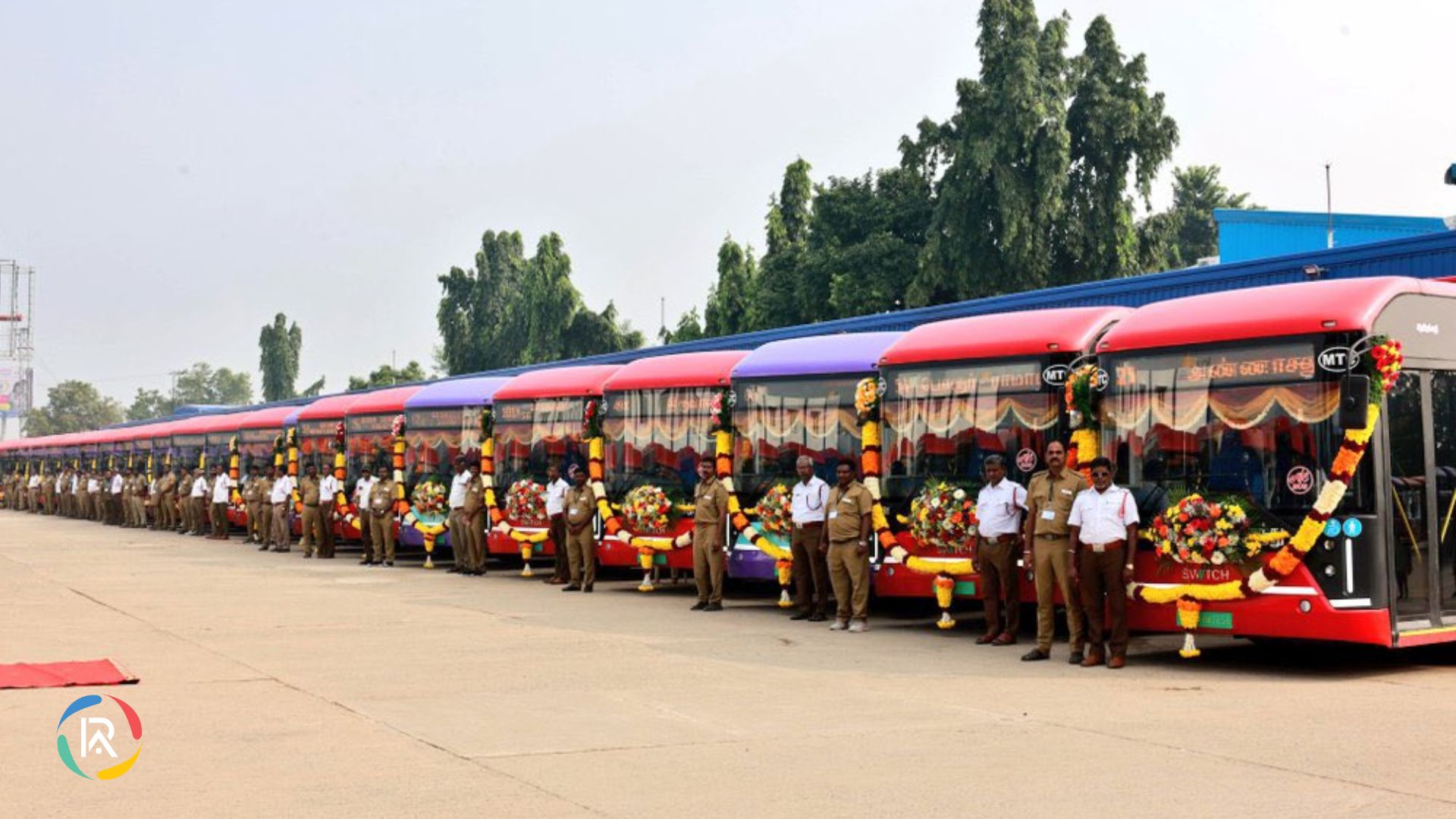 Poonamallee Depot Gets 125 New E-Buses