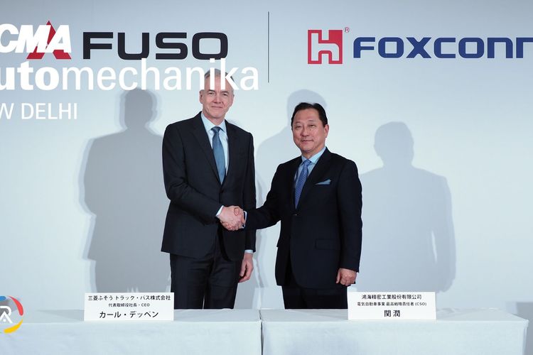 Mitsubishi Fuso and Foxconn Joint venture for EV Buses 