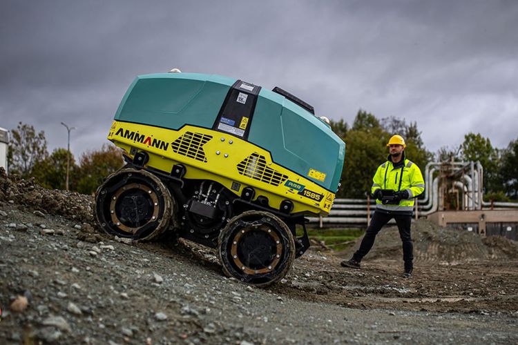 Ammann Launches ARR 1585-2 Skid-Steer Trench Roller 