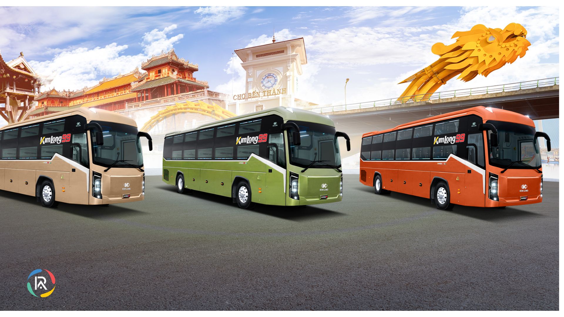 Kim Long Motor delivers 12 Buses to Vitraco