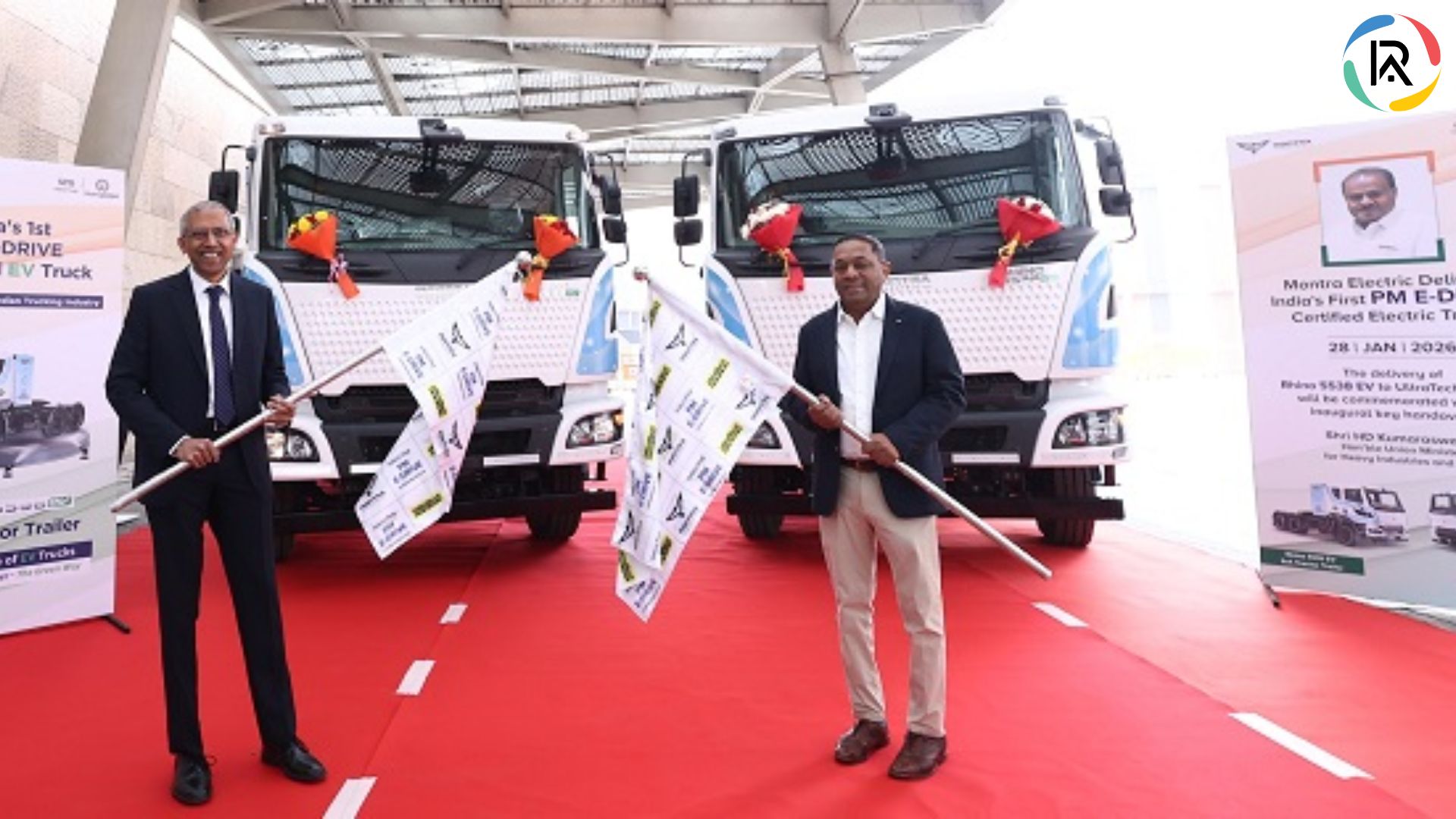 Montra Electric Delivers PM E-Drive EV Truck