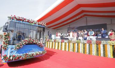 Delhi Flags Off 500 EV Buses