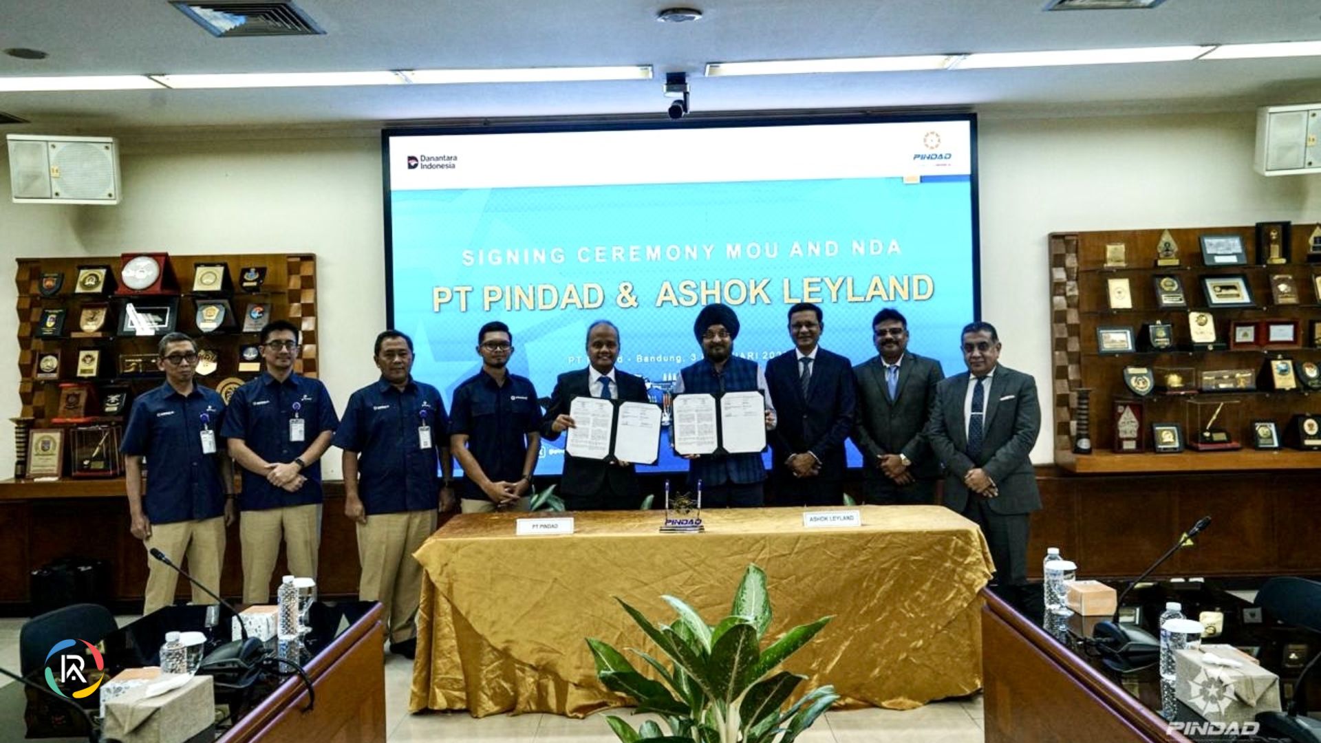 Ashok Leyland and Pindad MoU for EV Buses & Defence Vehicles