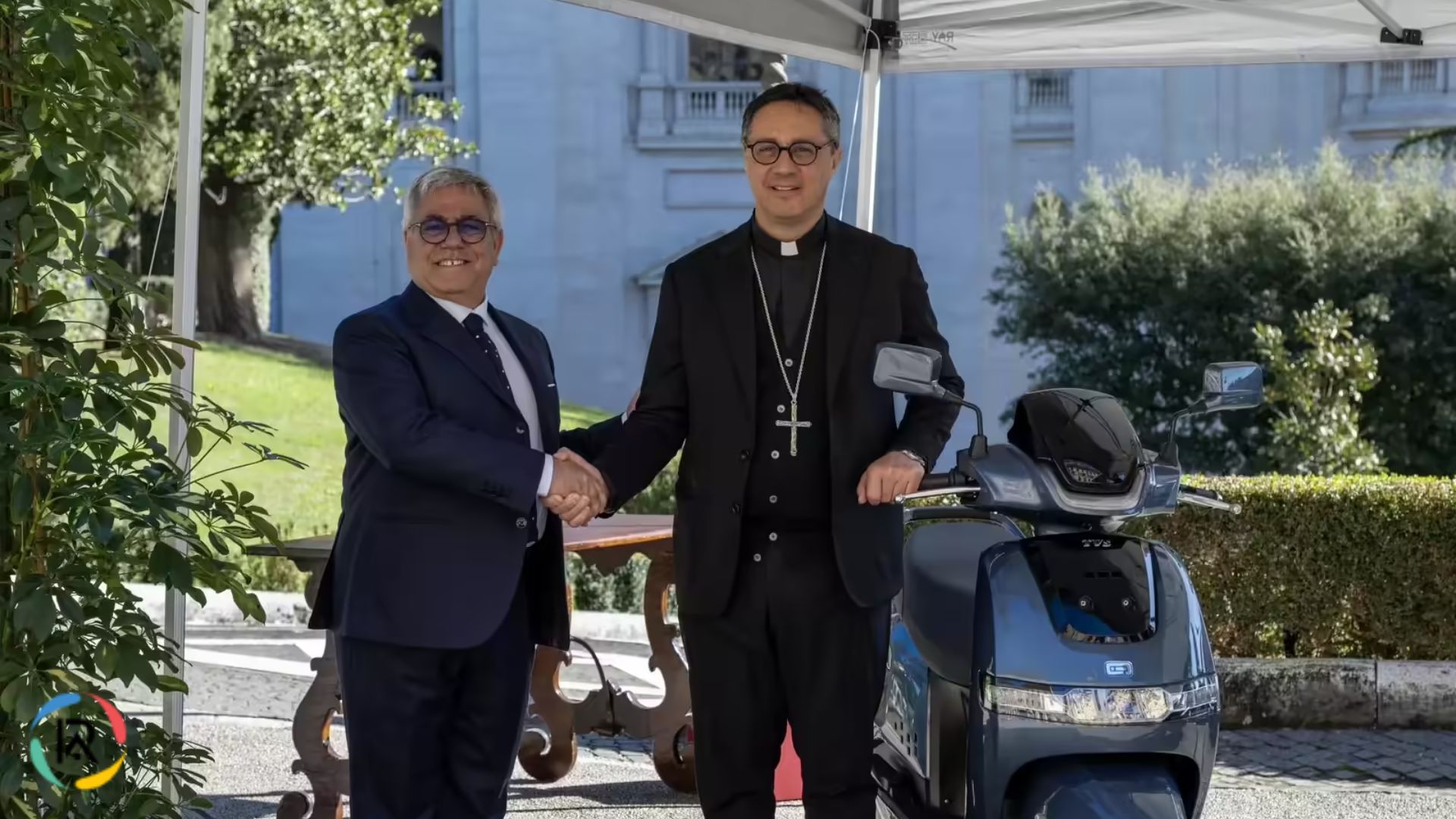 TVS Delivers Two iQube Scooters to Vatican City